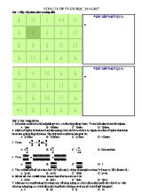 Đề thi Violympic môn Toán khối 5 vòng 3 - Năm học 2016-2017